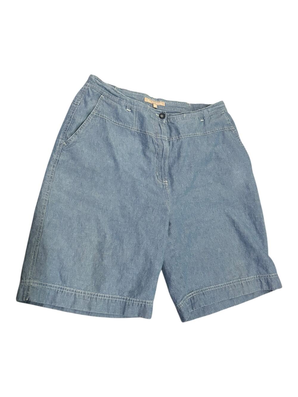 Eric Alexandre Light Blue Denim Bermuda Shorts Size 42/12